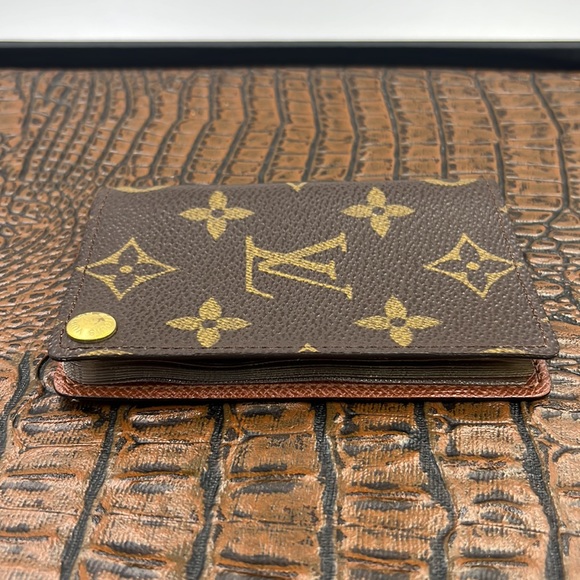 Vintage Louis Vuitton Unisex Monogram Canvas & Leather Accordion Card 💳 Holder - Picture 7 of 10